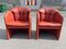 Danish Leather Upholstered Club Chairs from Stouby, 1986, Set of 2 6