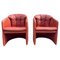 Danish Leather Upholstered Club Chairs from Stouby, 1986, Set of 2 1