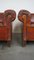 Antique Leather Club Chairs, Set of 2 12