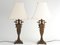 Chinoiserie Faux Rattan Amphora Table Lamps by Aneta, Sweden 1980s, Set of 2 6