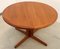 Round Rosewood Extendable Dining Table from Bernhard Pedersen & Søn, 1960s, Image 6