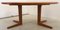 Round Rosewood Extendable Dining Table from Bernhard Pedersen & Søn, 1960s 7