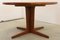 Round Rosewood Extendable Dining Table from Bernhard Pedersen & Søn, 1960s 4