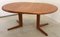 Round Rosewood Extendable Dining Table from Bernhard Pedersen & Søn, 1960s 3