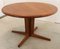 Round Rosewood Extendable Dining Table from Bernhard Pedersen & Søn, 1960s, Image 9