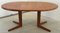 Round Rosewood Extendable Dining Table from Bernhard Pedersen & Søn, 1960s, Image 11