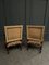 Louis XIII Style Armchairs in Walnut and Velvet, Late 19th Century, Set of 2 9