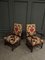 Louis XIII Style Armchairs in Walnut and Velvet, Late 19th Century, Set of 2, Image 8