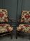Louis XIII Style Armchairs in Walnut and Velvet, Late 19th Century, Set of 2 7