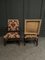 Sessel aus Nussholz & Samt im Louis XIII Stil, Ende 19. Jh., 2er Set 10