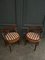 Louis XVI Style Walnut Armchairs with Cane and Spools, Late 19th Century, Set of 2 2