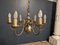 Dutch Brass Chandelier with 6 Lights 2