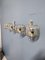 Vintage Chrome Metal and Glass Wall Lights, 1970s 2