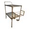 Rolling Trolley Bar with Mirror Top & Steel Structure, Image 1