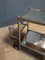 Rolling Trolley Bar with Mirror Top & Steel Structure 4