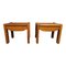 Tables de Chevet en Orme de Maison Regain, Set de 2 1