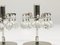 Candleholders with Faceted Swarovski Crystals from J.L. Lobmeyr, Vienna, 1980s, Set of 2, Image 3