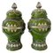 Moroccan Ceramic Lidded Vases, 1950s, Set of 2 5