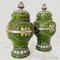 Moroccan Ceramic Lidded Vases, 1950s, Set of 2 3
