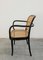 Black Dining Armchairs attributed to Josef Hoffmann for Mundus, Yugoslavia, 1960s, Image 6