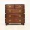 Antique Military Campaign Chest of Drawers, 1920 1