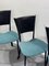 Vintage Chairs in Leather, 1980s, Set of 4, Image 8