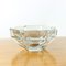 Vintage Diamond Ashtray in Glass, 1950s 1