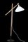 Lámpara de pie modelo 325 vintage de roble de Vilhelm Wohlert para Le Klint, años 50, Imagen 13