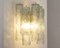 Lámpara de pared italiana con cristal de Murano, años 90, Imagen 4