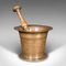 Antique English Mortar and Pestle, 1850 1