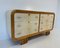 Italian Art Deco Parchment and Maple Dresser, 1930s 4