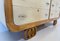 Italian Art Deco Parchment and Maple Dresser, 1930s, Image 9