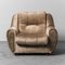 Vintage Brown Velvet Armchair, 1950s, Image 2