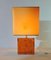 Amber Fractal Resin Table Lamp by Pierre Giaudon, 1970s 10
