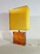 Amber Fractal Resin Table Lamp by Pierre Giaudon, 1970s 11