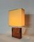 Amber Fractal Resin Table Lamp by Pierre Giaudon, 1970s 9