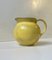 Glazed Yellow Ceramic Jug by Nils Thorsson for Aluminia, 1930s, Image 1