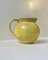 Glasierter gelber Keramikkrug von Nils Thorsson für Aluminia, 1930er 2