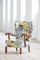 Vintage Sessel mit Print von Gocken Jobs 1