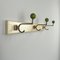 Small Coat Rack in White and Green, 1920s, Image 1