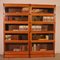 Antique Modular Bookcase in Oak from Wernicke Globe, Set of 2 3