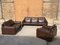 DS61 Sofa Set in Real Leather from De Sede, 1970s, Set of 3 1