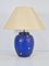 Lámpara de mesa Regency vintage de cerámica de Hubert Olivier, Francia, años 80, Imagen 7
