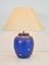 Lámpara de mesa Regency vintage de cerámica de Hubert Olivier, Francia, años 80, Imagen 1