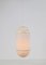 Lámpara colgante Pill vintage de vidrio lechoso de Peill & Putzler, Alemania, años 60, Imagen 14