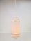 Lámpara colgante Pill vintage de vidrio lechoso de Peill & Putzler, Alemania, años 60, Imagen 4