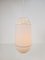 Lámpara colgante Pill vintage de vidrio lechoso de Peill & Putzler, Alemania, años 60, Imagen 5
