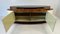 Italienisches Leder Sideboard im Art Deco Stil, 2000er 15