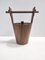 Postmodern Ebonized Beech Ice Bucket by Anri Form, Italy, 1970s 5