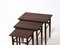 Rosewood Nesting Tables by Arne Hovmand Olsen, Set of 3, Image 2